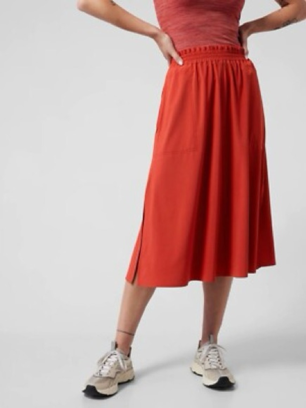 ATHLETA Savannah Skirt SP | Currant Red - Picture 3 of 11